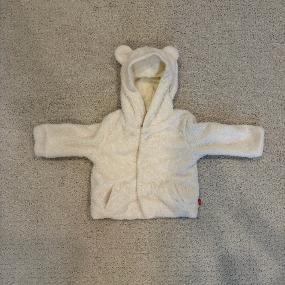 Magnetic Me Cream Baby Hoodie with Ears